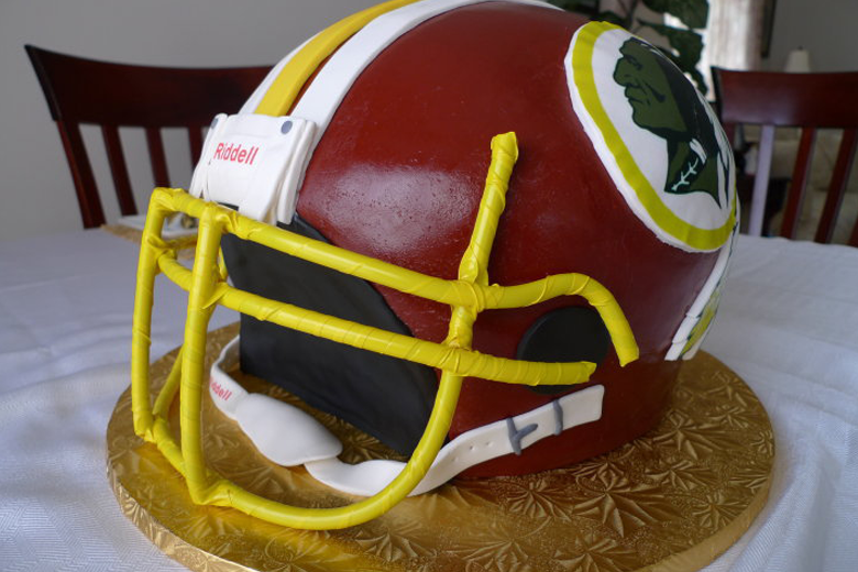 Washington Redskins Football Helmet Grooms Cake Fail