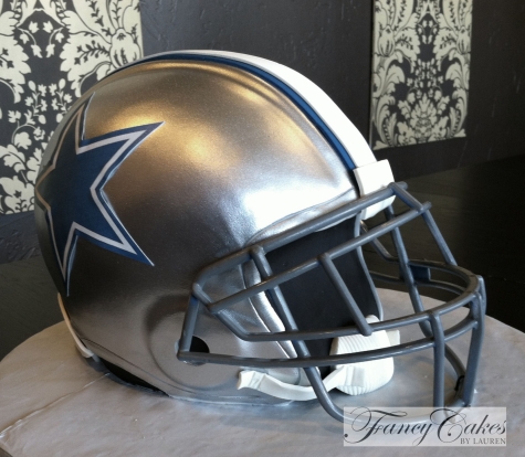 Dallas Cowboys Helmet Wedding Cake