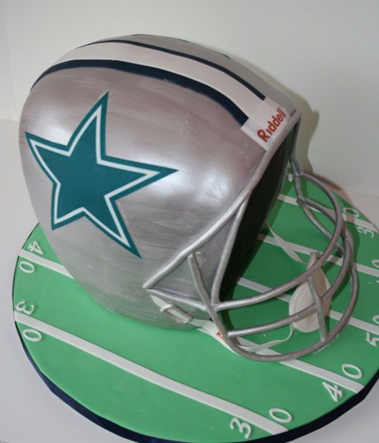 Poor Shape - Dallas Cowboys football helmet cake fail