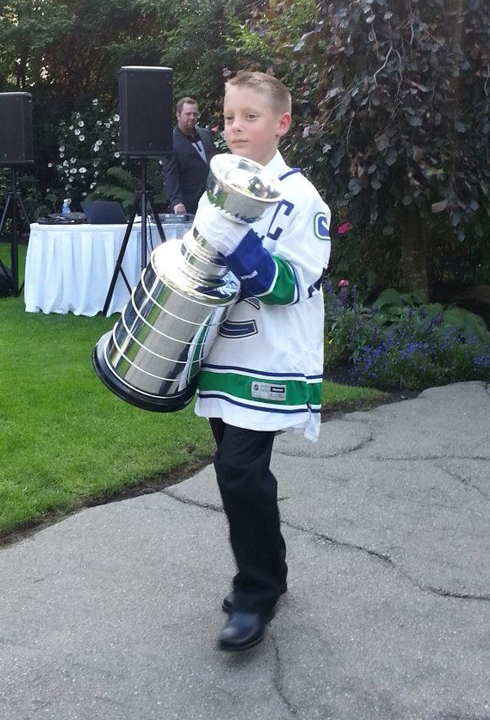 Wedding Ring/Cup Bearer Hockey Wedding