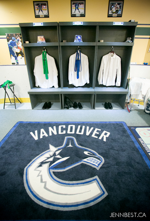 Vancouver Canucks Locker Room