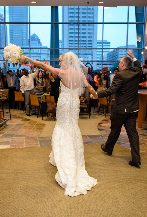 Cleveland Browns Themed Wedding