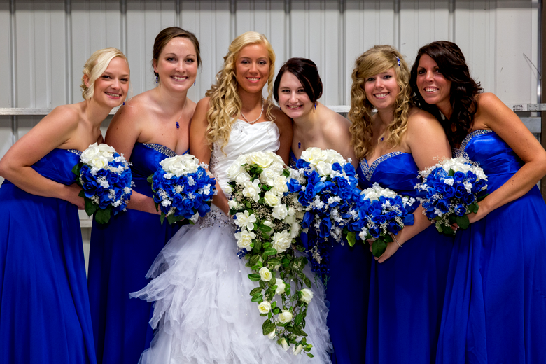 Hockey Wedding Bridesmaids