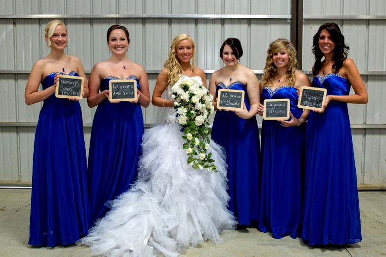 Hockey Wedding Bridesmaids