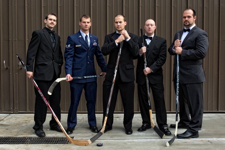 Hockey Wedding Groomsmen