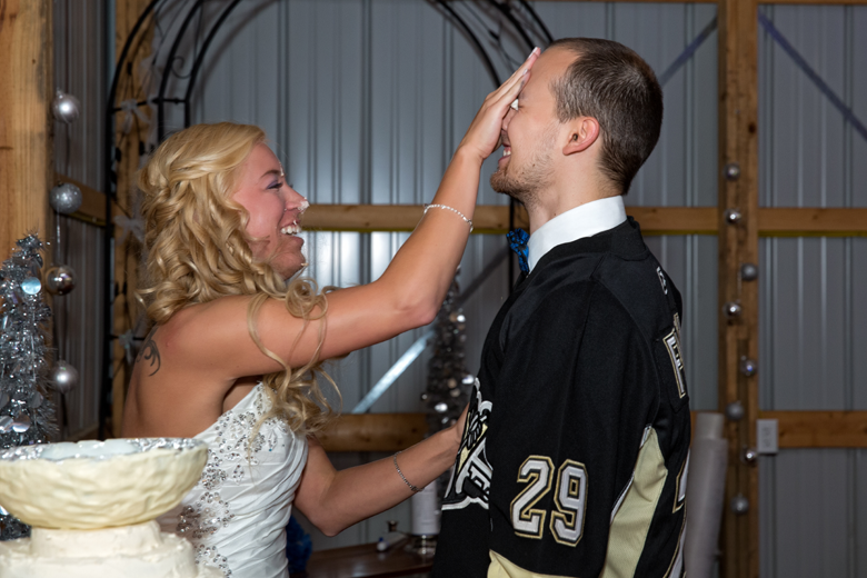 Hockey Wedding Cake