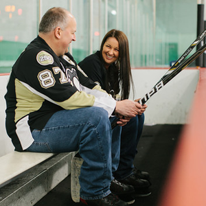 Pittsburgh Penguins hockey themed wedding